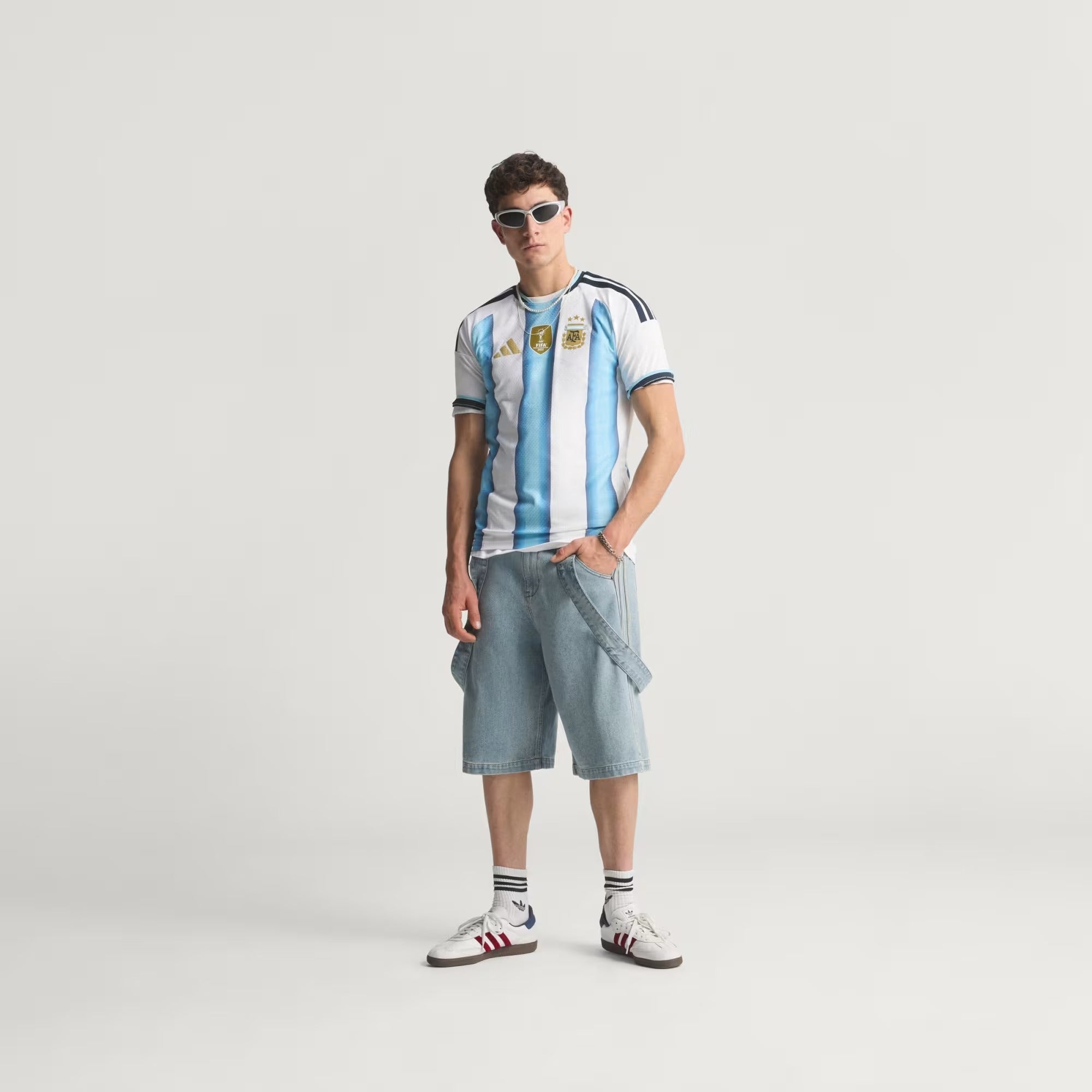 Argentina 26 Home Authentic Jersey